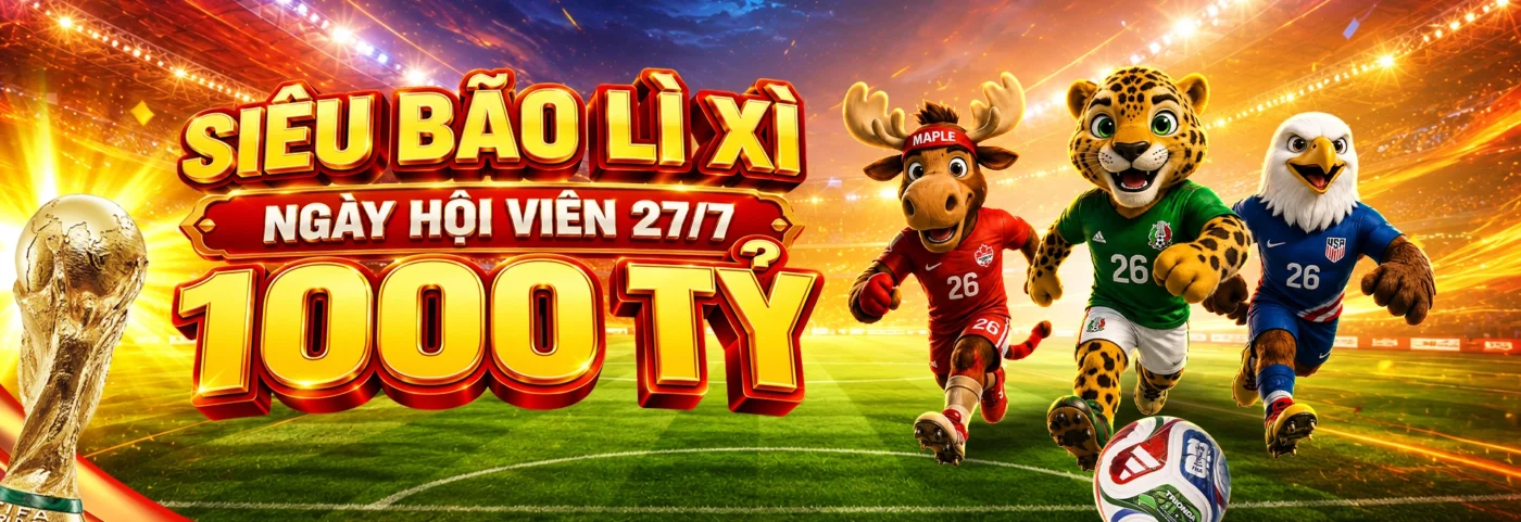 Siêu bão lì xì ngày 27/7 tại nhà cái PG88